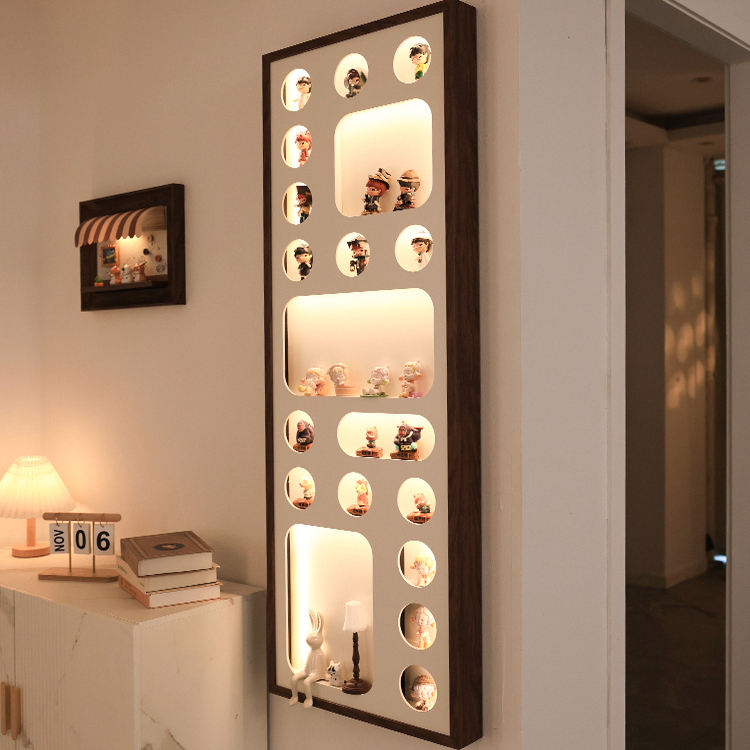 拉布布盲盒收纳展示架摆件置物架