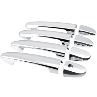 适用丰田锋兰达 卡罗拉cross汽车门把手盖改装门碗拉手贴装饰门腕