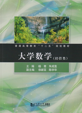 大学数学(经管类) 普通高等教育“十二五”规划教材 同济大学出版社