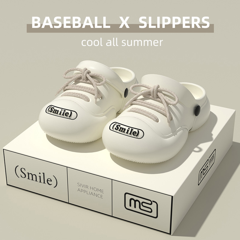 时尚百搭棒球洞洞鞋女2024新款