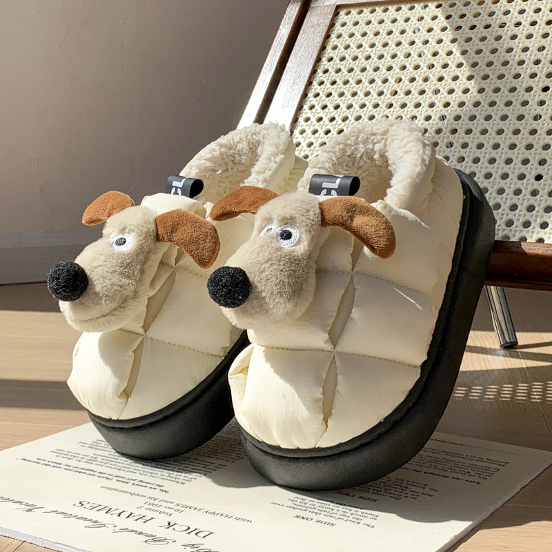 棉拖鞋女新款冬季厚底情侣棉鞋男士可外穿防水加绒包跟保暖踩屎感,居家布艺,居家棉拖/棉鞋,淘宝优惠券,粉丝福利购,淘宝优惠卷