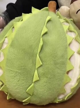 网红报恩榴莲原版解压毛绒玩具创意可剥皮榴莲玩偶送女孩生日礼物