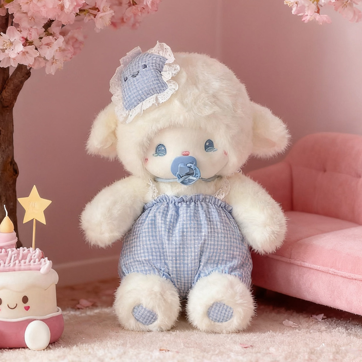 超软奶嘴小羊玩偶安抚布娃娃女孩玩具睡觉抱可爱毛绒公仔生日礼物,玩具/童车/益智/积木/模型,毛绒/玩偶/公仔/布艺类玩具,淘宝优惠券,粉丝福利购,淘宝优惠卷