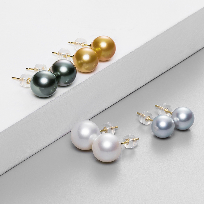 母贝珍珠耳钉百搭经典款百搭