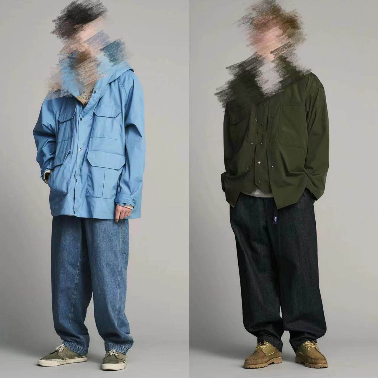 日本紫*标春夏DENIM WIDE PANTS男士宽松锥形牛仔裤 5311现货
