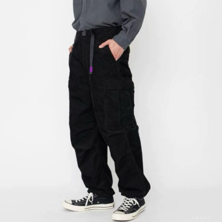 紫*标灯芯绒5156抽绳宽松束腿工装裤 CARGO CORDUROY PANTS