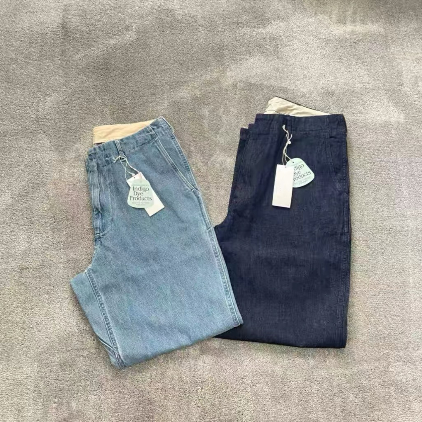 日系机能nana WIDE DENIM PANTS 316休闲宽松锥形水洗牛仔裤