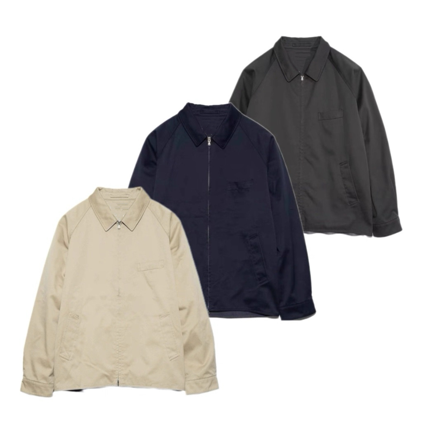 nana GORE-TEX windstopper宽松防风chino jacket老干部夹克