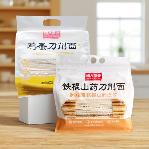 博大荞麦鸡蛋刀削面低脂营养面条