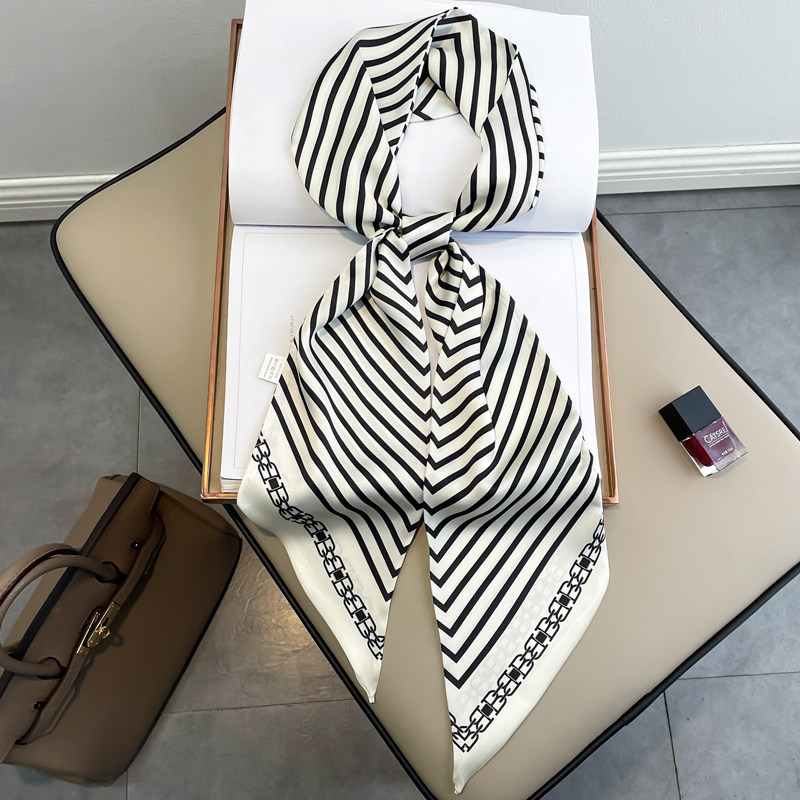 黑白条纹小长条丝巾女春秋冬季搭配衬衫职业装饰护颈围脖子薄围巾,服饰配件/皮带/帽子/围巾,围巾/丝巾/披肩,淘宝优惠券,粉丝福利购,淘宝优惠卷