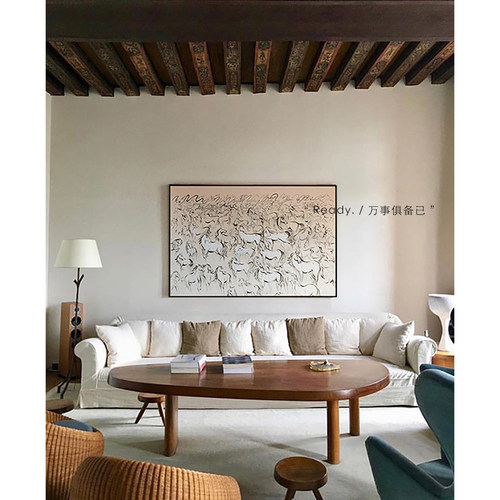 若奈马到功成客厅玄关装饰画挂画