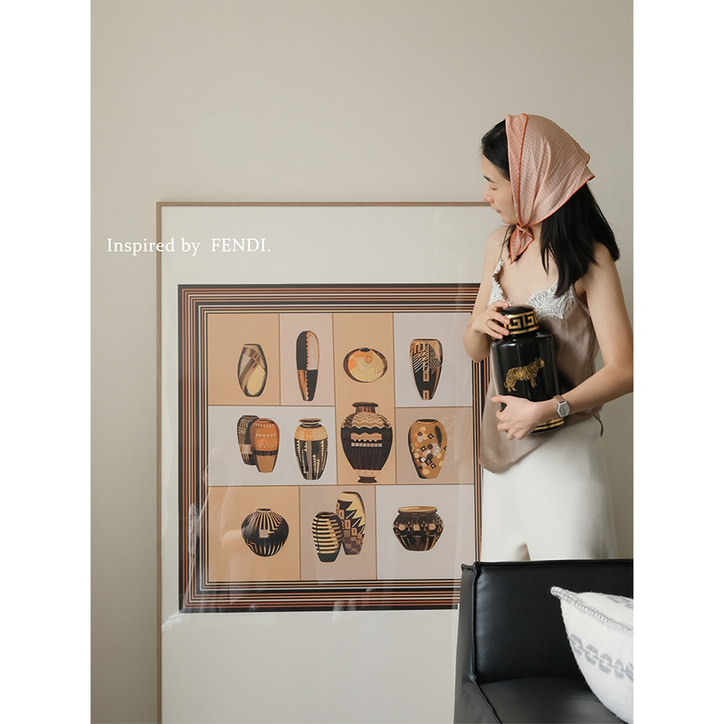 若奈摩洛哥中古丝巾瓶瓶安安