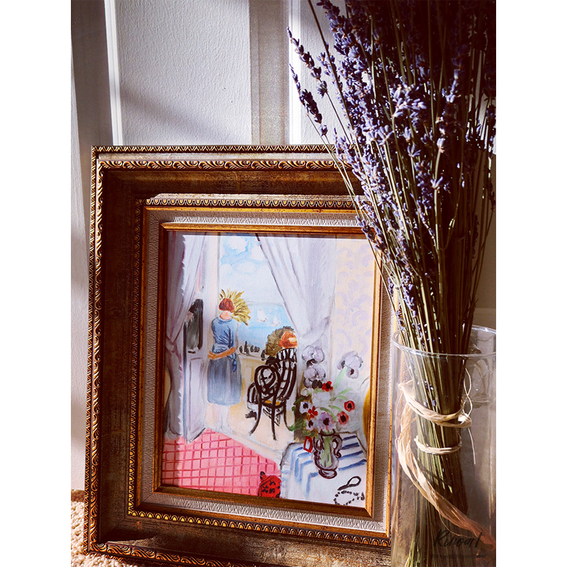 犀牛matisse淡蓝尼斯美式风格