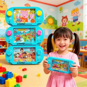 2025新款 玩具俄罗斯方块益智地鼠机按压水机 库洛米水中套圈圈经典