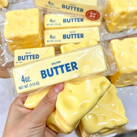 New slow-rebound soft rubber cheese and cheese Kneading Fun Butter Stick Kneading Fun Stress-relieving wonder, stress-relieving toy Kneading thumbnail 5
