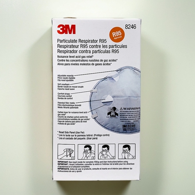 3M酸性气体防化工异味二手烟口罩