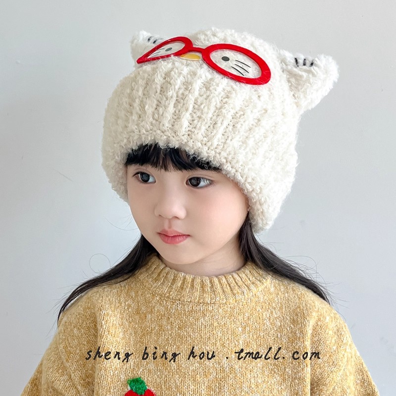 儿童防风百搭保暖套头帽冬天御寒