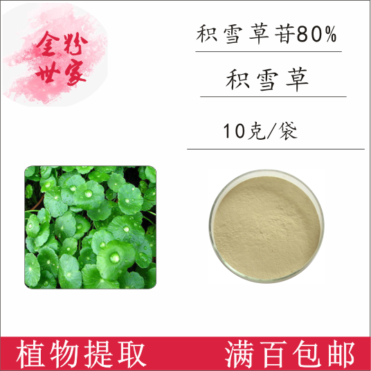 积雪草苷80% 积雪草提取物 10g/袋 量大优惠 现货销售 积雪草甙