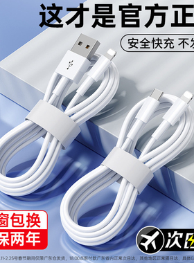 BS适用iPhone16数据线15promax正品14苹果13充电线17器PD20w手机11/XR快充8p车载iPad平板12闪充2米原7plus装