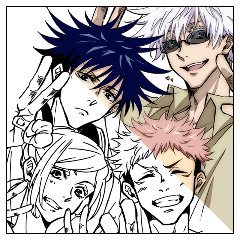 五条悟t恤咒术回战动漫周边虎杖悠仁野蔷薇伏黑惠潮牌联名短袖男