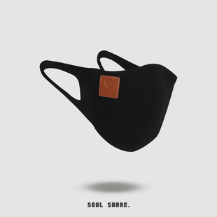 立体透气UPF50+春秋双层遮脸防晒口罩冬加厚开车防紫外线骑车防风