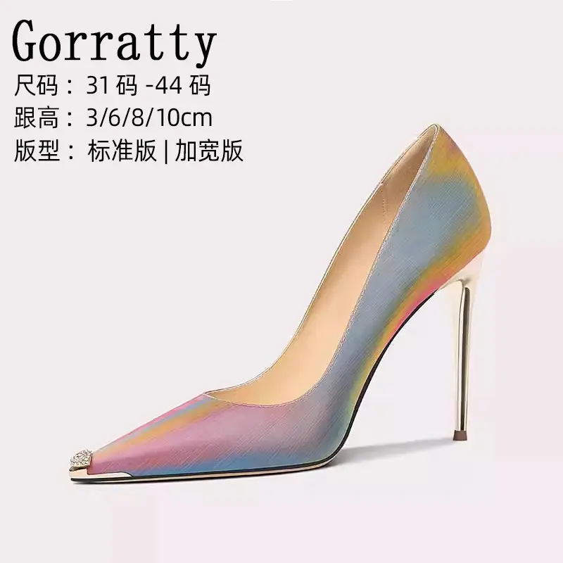 加肥加宽多巴胺欧美辣妹高跟鞋