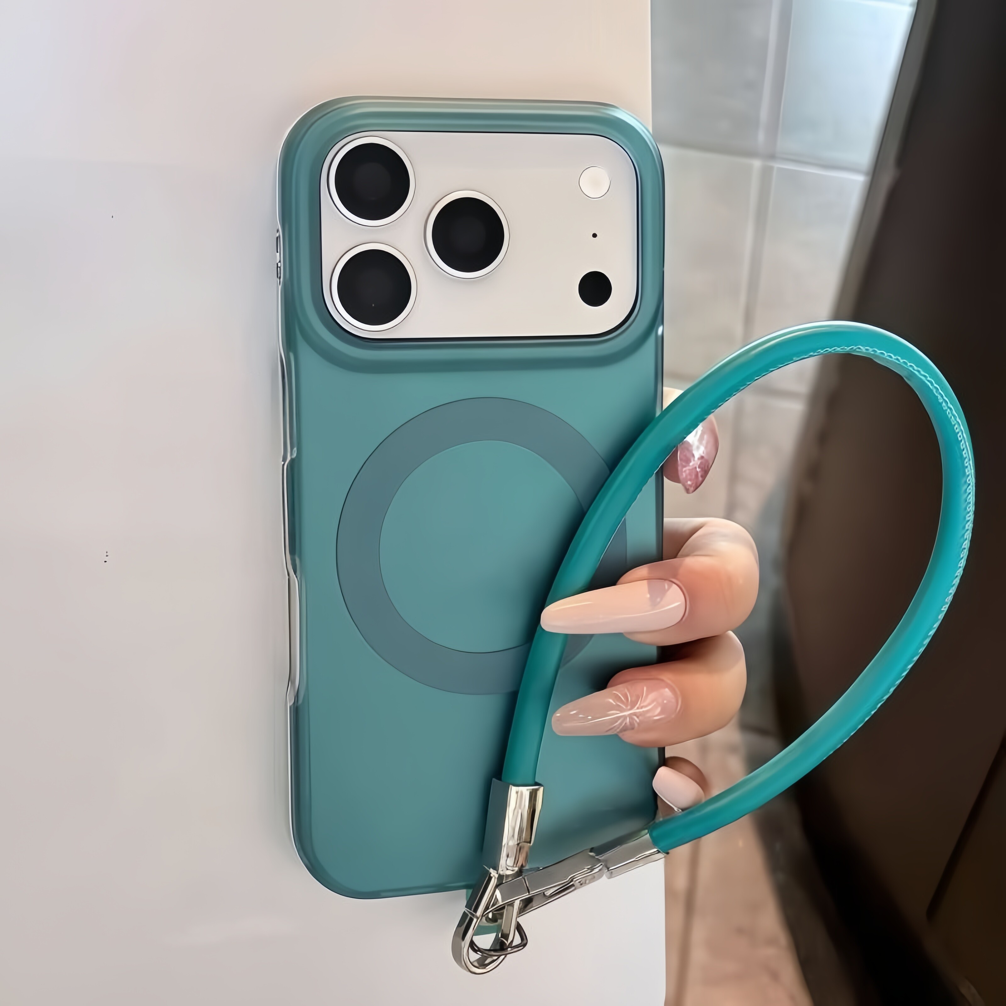 新款高级感雾面磁吸适用苹果17ProMax简约艺术16Pro全包个性15小众小清新14/13防摔手机壳女