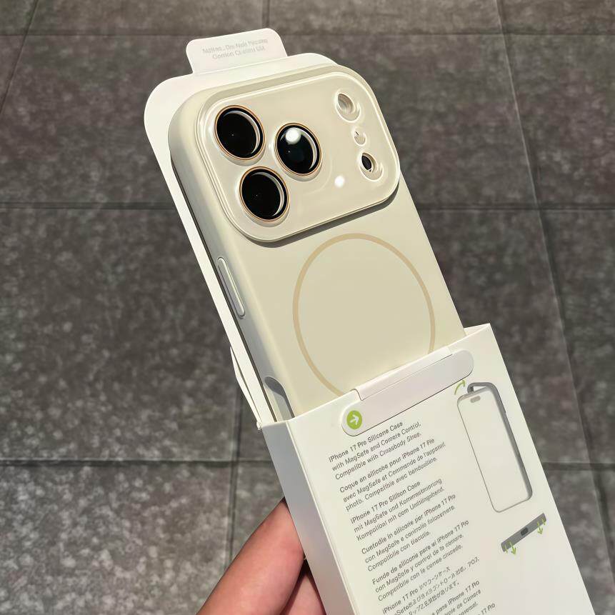 新款液态硅胶小视窗全包磁吸苹果17Promax适用17Pro简约高级感16个性15创意小众14小清新13防摔手机壳女