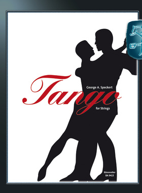 骑熊士原版 弦乐五重奏《探戈舞曲》为3把小提琴、1把中提琴和1把大提琴而作 Tango for Strings BA09415