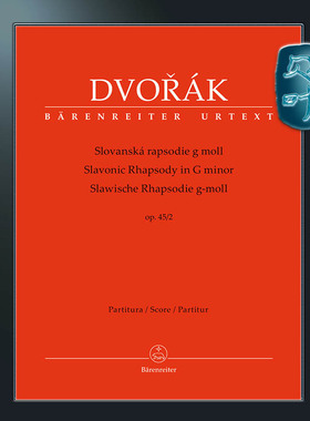 骑熊士原版 德沃夏克 G小调斯拉夫狂想曲op.45/2 Dvorák Slavonic Rhapsody in G minor op. 45/2 BA10402