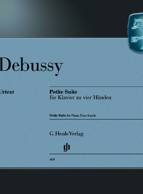 亨乐原版 德彪西 小组曲 钢琴四手联弹带指法 Debussy Petite Suite für Klavier 4ms HN409