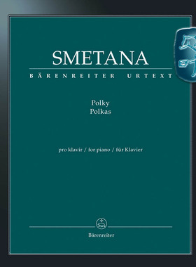 骑熊士原版 斯美塔纳 波尔卡 为钢琴而作 Smetana Polkas für Klavier BA09506