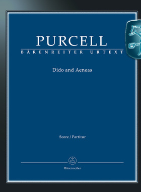 骑熊士原版 珀塞尔 歌剧 狄多与埃涅阿斯 总谱  Purcell Dido and Aeneas Score BA08744