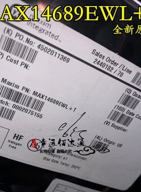 MAX14689EWL+T MAX14689EWL WLP9 全新原装 现货供应