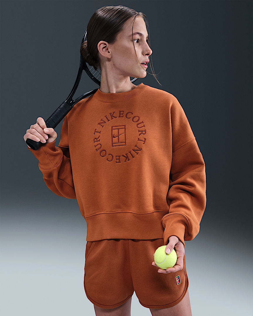 Nike耐克 女子经典时尚百搭运动休闲加绒圆领卫衣HJ8989-246