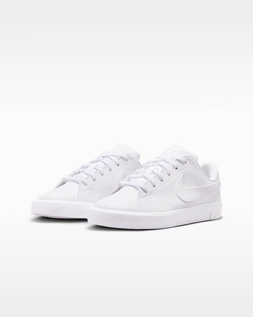 Nike耐克TENNIS ESSENTIAL大童时尚百搭小白鞋运动休闲板鞋IQ3213