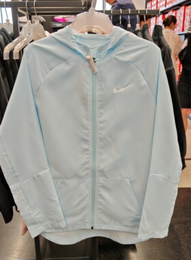 Nike/耐克 男女大童轻薄防风速干梭织夹克防晒UPF40衣外套DO7095