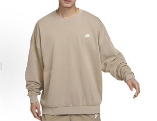 Nike/耐克男女春秋运动休闲针织透气刺绣小logo套头衫卫衣HJ1820