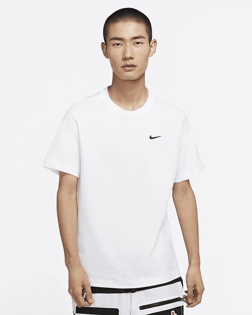 Nike/耐克 男子夏季运动休闲简约舒适透气纯棉圆领短袖T恤BV0508