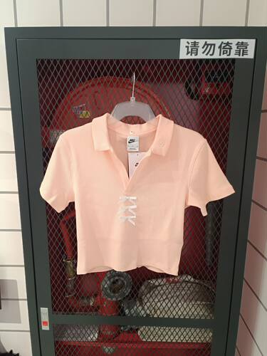 Nike/耐克 女子夏季舒适透气短款运动清新翻领短袖T恤IM3393-664