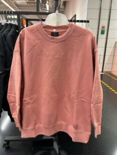 耐克Nike Jordan女子宽松加绒保暖圆领舒适针织套头衫卫衣FB5117