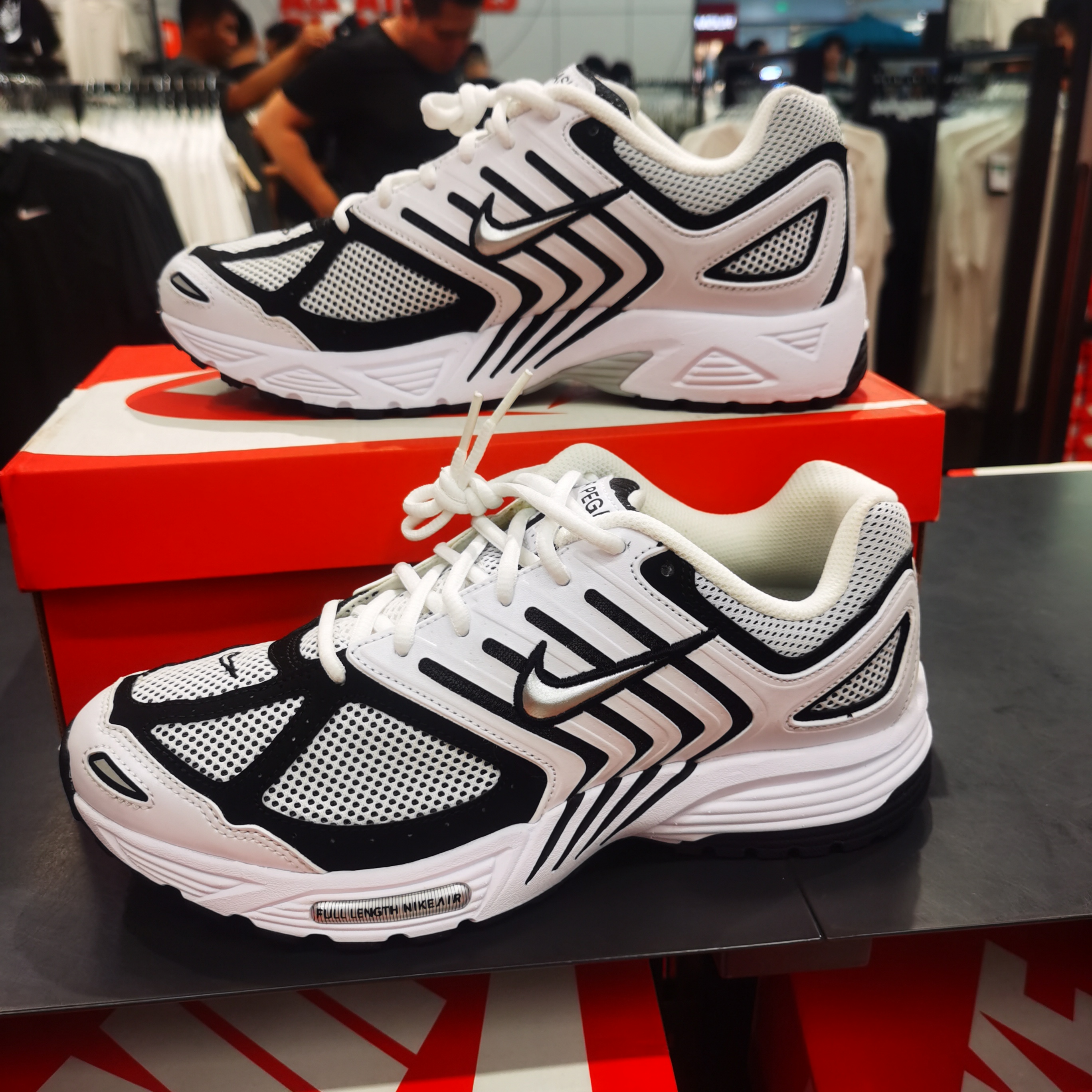 耐克Nike Air Pegasus 2025黑白男女低休闲运动跑步鞋FJ1909-100