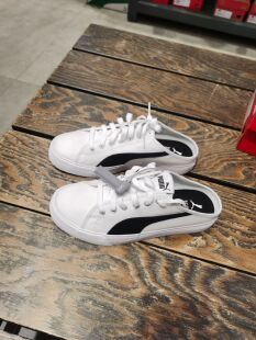 PUMA彪马 男女夏季懒人百搭一脚蹬帆布鞋防滑舒适透气板鞋 371318