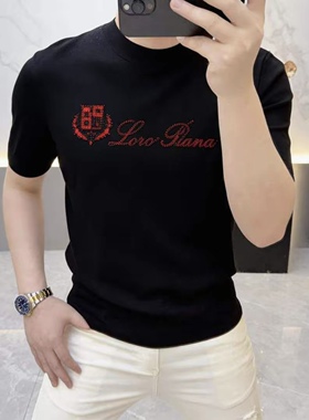 男士冬季新款轻奢休闲百搭修身时尚半袖K71