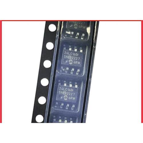 现货供应24LC16B-I/SN 贴片SOP-8 存储 电可擦除可编程只读存