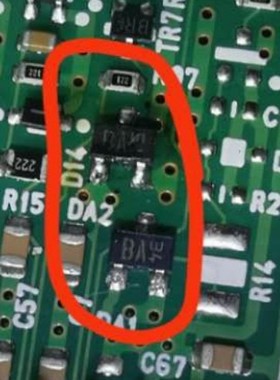 BA 轩逸倒车镜易损三极管 DAN217T146 全新进口 3脚