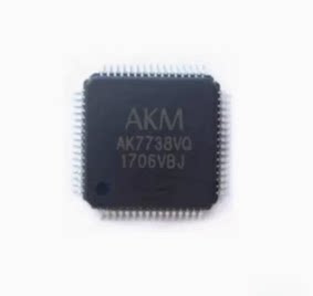 AK7738VQ  汽车主机板DSP音频立体声编解码器IC芯片