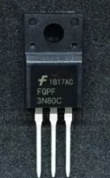 FQPF3N80C 小鹏新能源充电机场效应三极管TO220