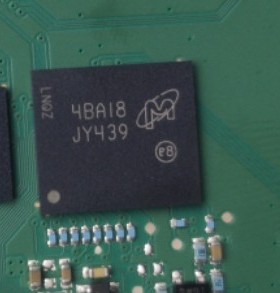 JY439 MTFC8GLGDM-AIT   153球eMMC存储器芯片8Gb字库