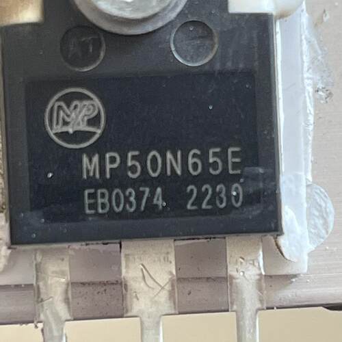 MP50N65E 新能源充电机IGBT功率管拆机测量好